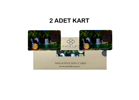 NEGATİF ION KART 2 Lİ