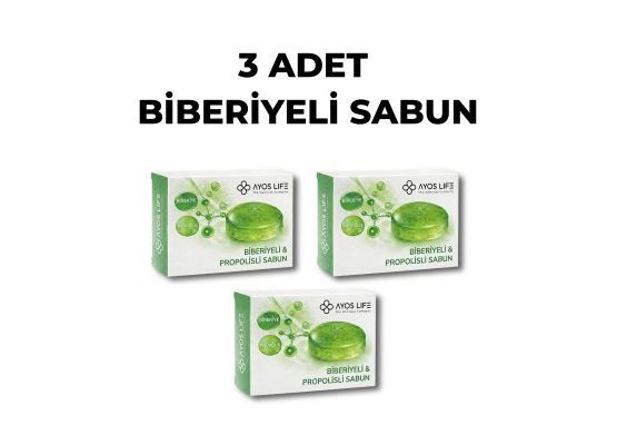 BİBERİYELİ SABUN 3 ADET