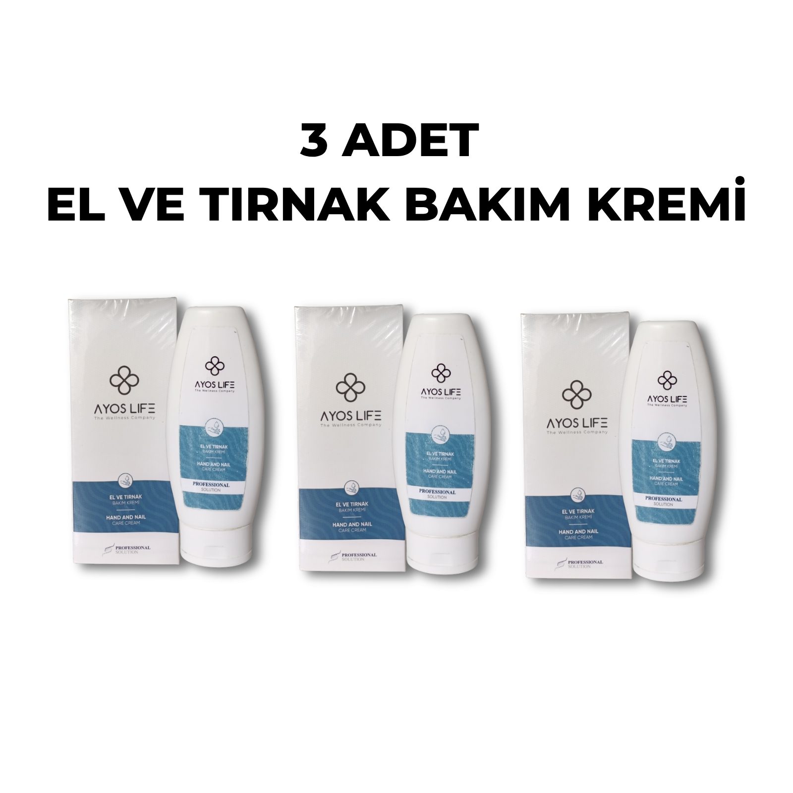 EL ve TIRNAK BAKIM KREMİ 3 ADET