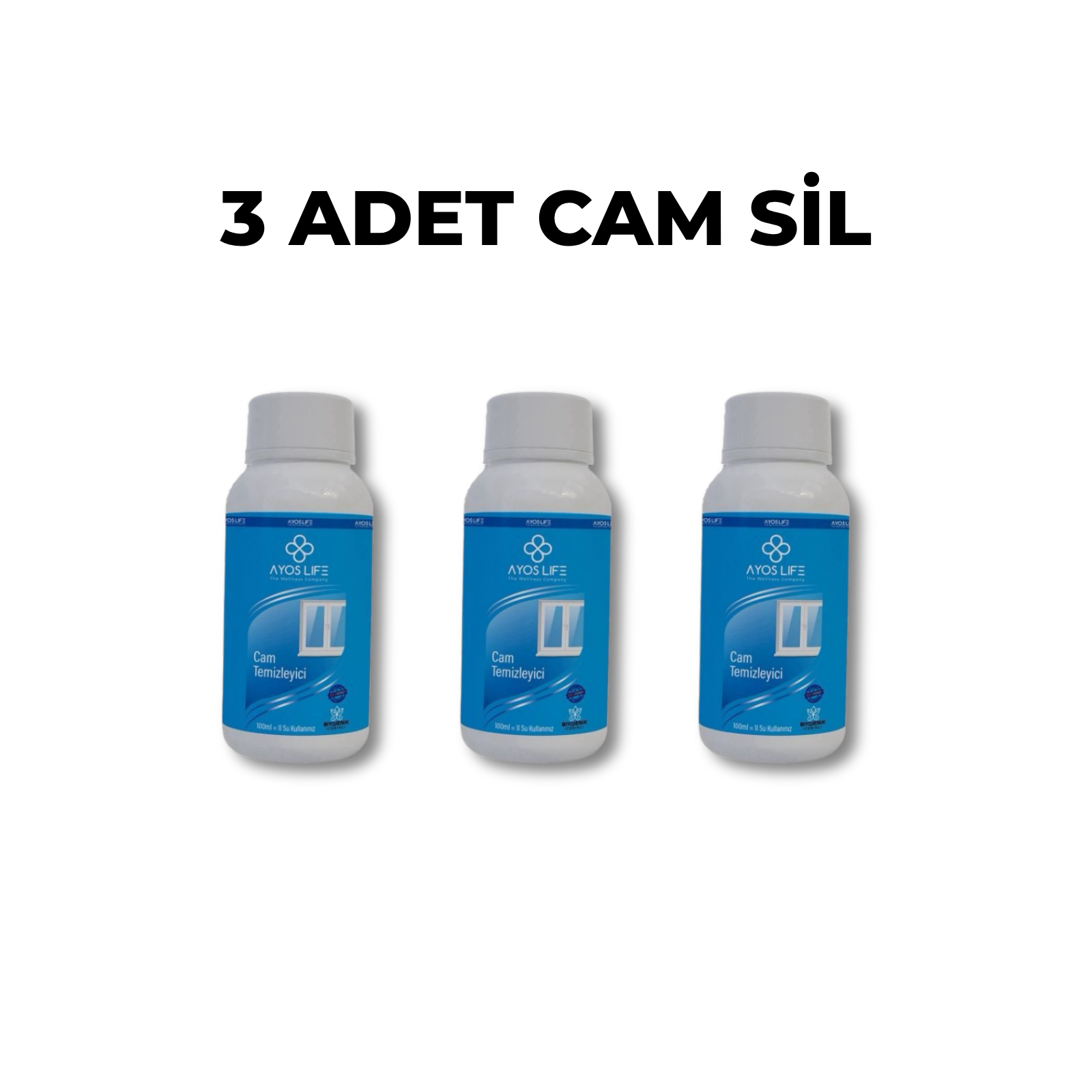 AYOSLİFE CAM SİL 3 ADET