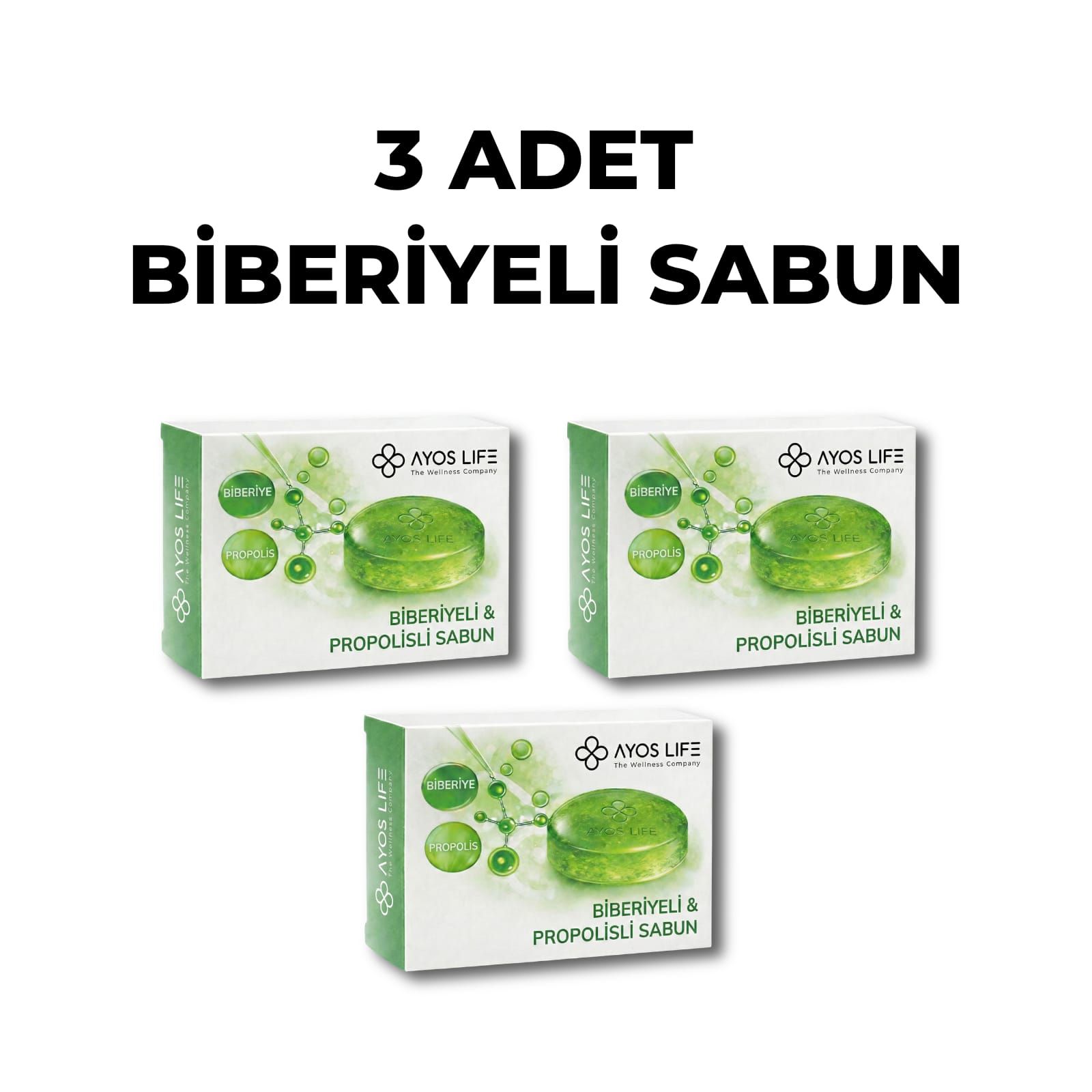 BİBERİYELİ SABUN 3 ADET